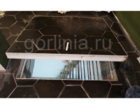 Так выглядит напольный люк АМО 700п*600 