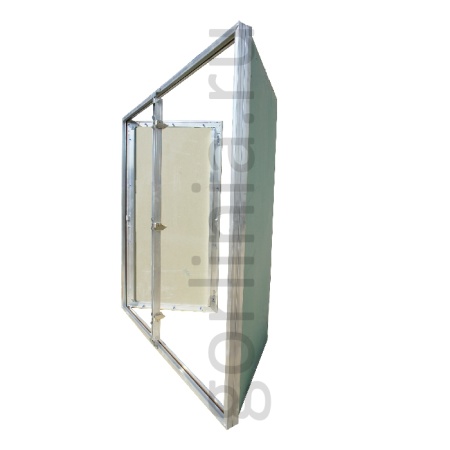 Люк под покраску Гиппократ 800п*800 двухдверный стеновой стеновой