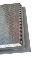 Квадратный уличный люк амо al 600*600 образец